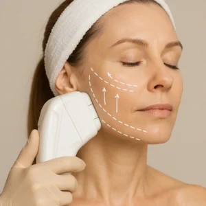 Woman having HI-FU to reduce wrinkles call LA LIPO Scottish Now!