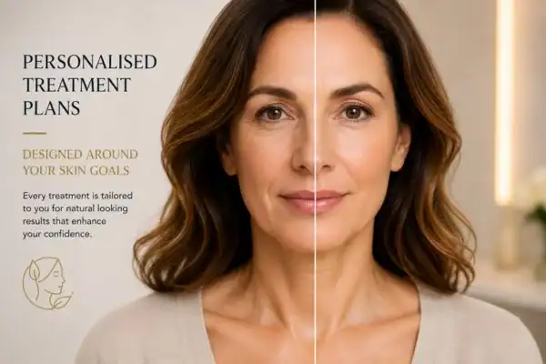 Before and after results of Collagen Lift Therapy Scottish